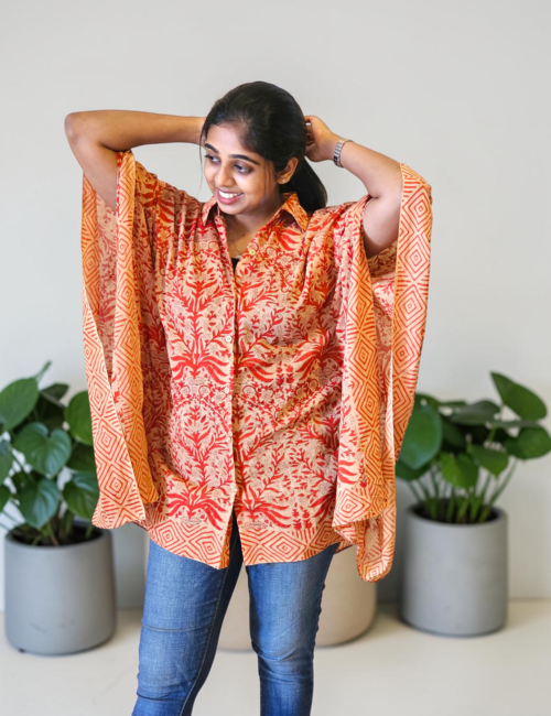Orange Shirt Kaftan