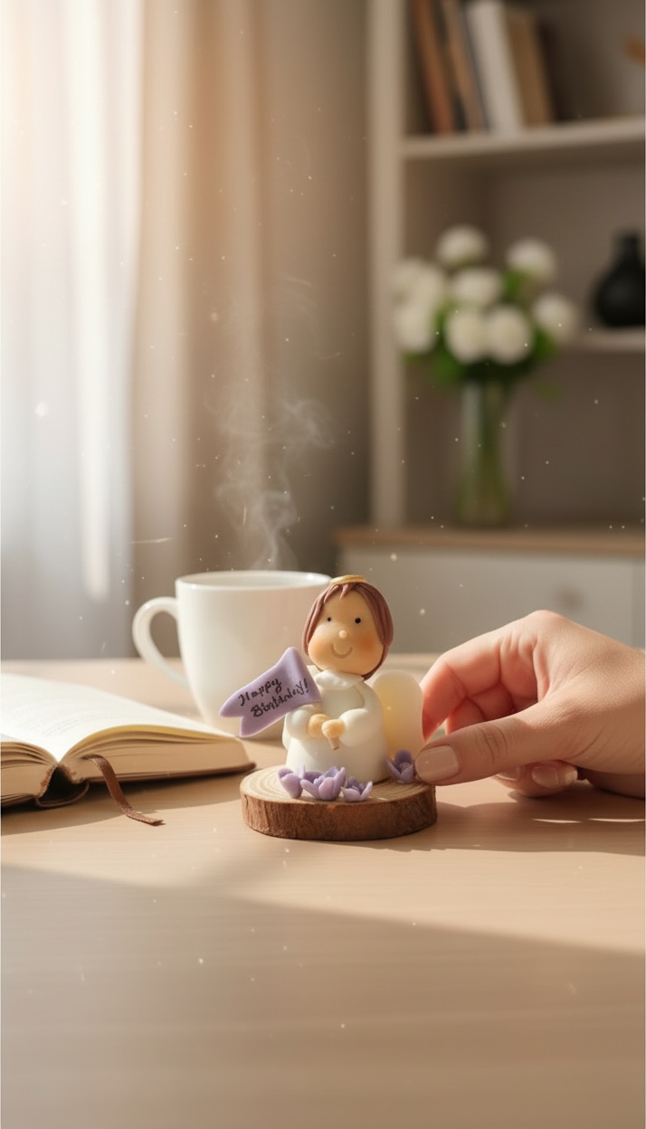 Clayart Angel - Birthday Gift - Image 2