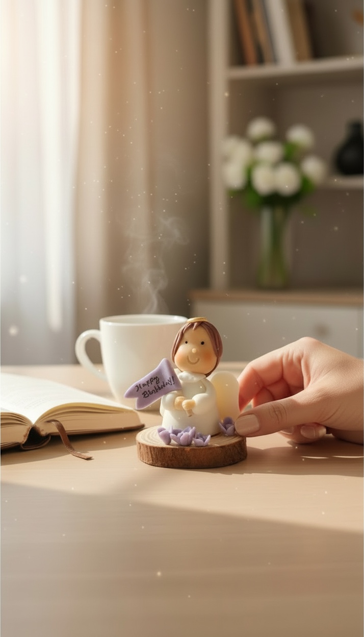 Clayart Angel - Birthday Gift - Image 3