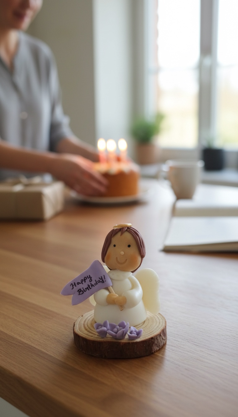 Clayart Angel - Birthday Gift - Image 4